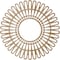 Ekena Millwork Cornelius Wood Fretwork Pierced Ceiling Medallion, Red Oak, 22"OD x 8 1/8"ID x 1/4"T CMWP22X0250CRRO - alternate 2